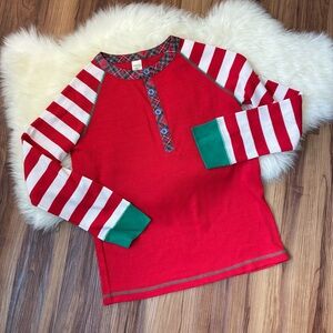 Matilda Jane Red Striped Long Sleeve Shirt • Size 10